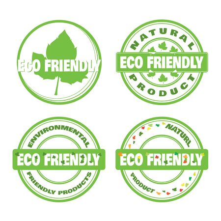 Tag label for environmentally friendly products.の写真素材