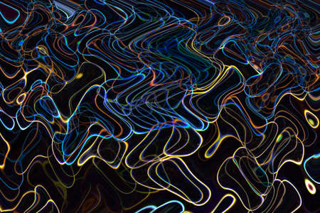 Bokeh blur of light, out of focus colorful abstract for background.