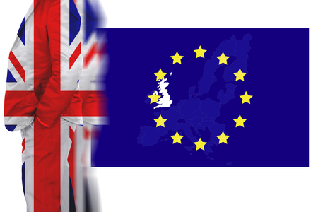 The United Kingdom out of membership from the European Union will be affected on the economy, society.の写真素材