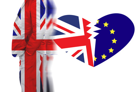 The United Kingdom out of membership from the European Union will be affected on the economy, society.の写真素材