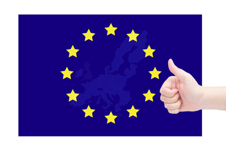 The United Kingdom out of membership from the European Union will be affected on the economy, society.の写真素材
