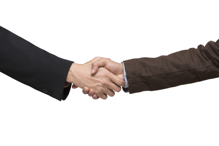 Handshake : Teamwork for success of the business in the future.の写真素材