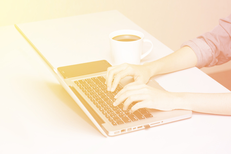 Young asian businesswoman working in an office.の写真素材