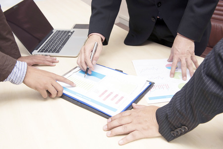 Teamwork for success of the business in the future.の写真素材