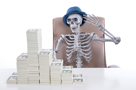 Concept media reports about stock and finance.