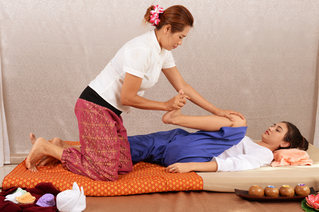 Spa and massage : Thai massage and spa for healing and relaxationの写真素材
