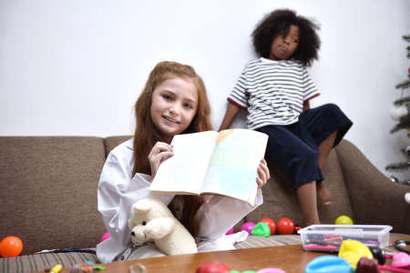 Improve the skills and learning of children by playing.の写真素材