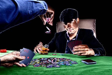 Gambling business It has enormous market value.の写真素材