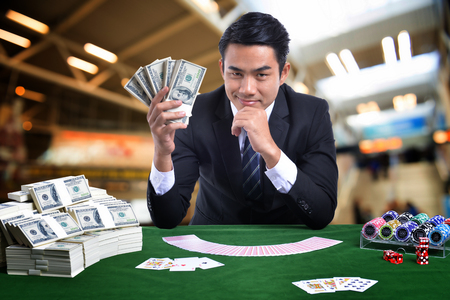 Gambling business It has enormous market value.の写真素材