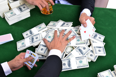 Gambling business It has enormous market value.の写真素材