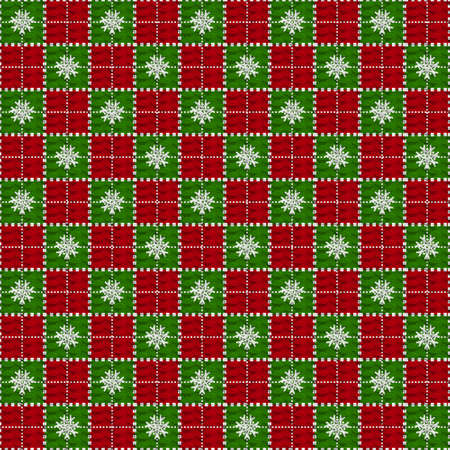 Vector Christmas Background with Snowflakesのイラスト素材