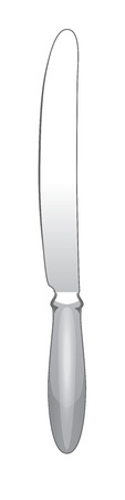 Knife Isolated on a Transparent Background. のイラスト素材