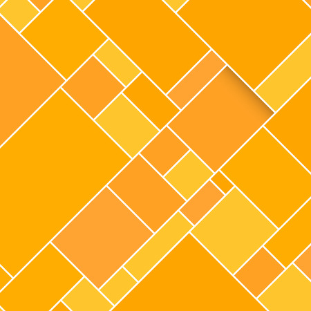 Vector Orange Rectangular Structured Background Illustration with Shadowのイラスト素材