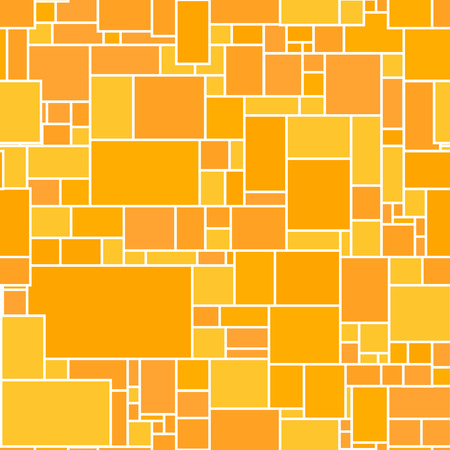 Vector Seamless Orange Rectangular Structured Background Illustrationのイラスト素材
