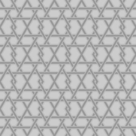 Ornamental Geometric Seamless Pattern. Vector Abstract Background.のイラスト素材