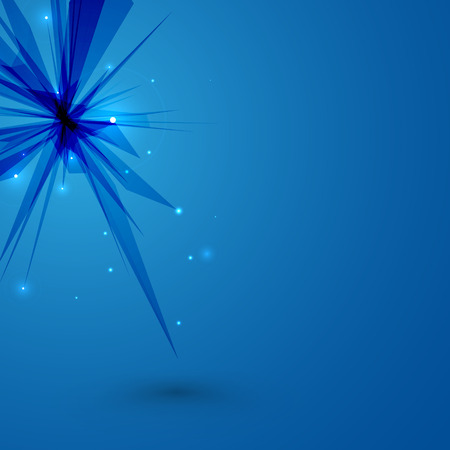 Blue Abstract Triangle Background Modern Design for your Text Vector Illustrationのイラスト素材