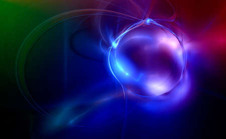 Colorful 3D fractal (fantasy,abstract background)