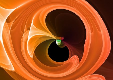 Colorful rendered fractal  ( fantasy, abstract background )の写真素材