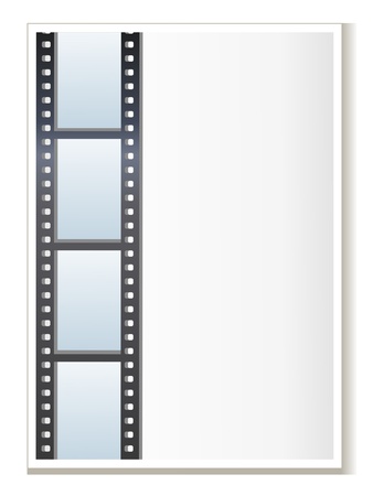 Blank photo - video template, illustrationのイラスト素材