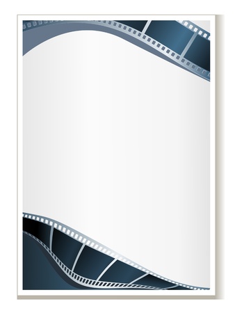 Blank photo - video template, illustrationのイラスト素材