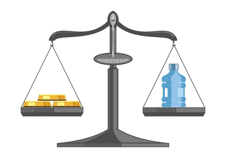 Drinking water is still scarceのイラスト素材