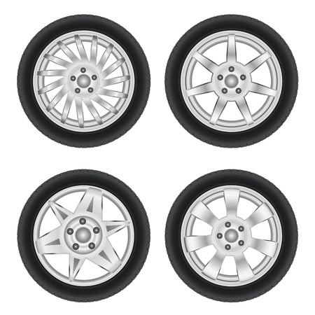 Car wheelsのイラスト素材