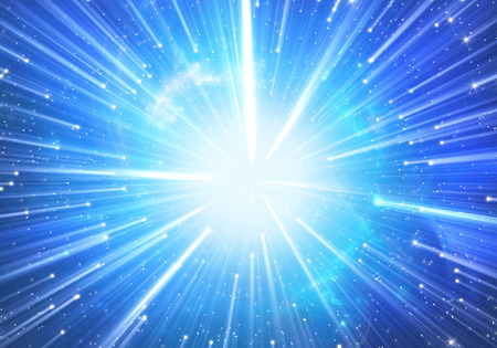 Time traveling in space concept