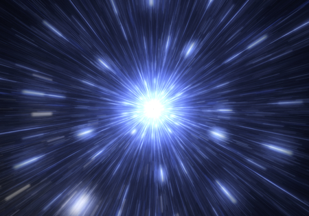 Time warp, traveling in space.