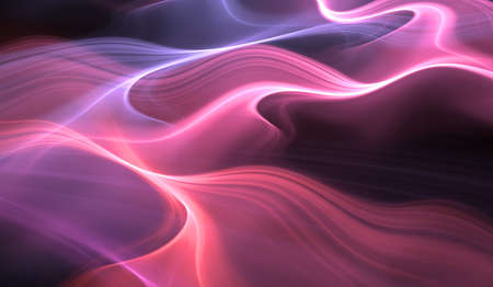 Abstract blue and red color wavy background