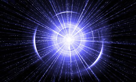 Time warp, traveling in space.