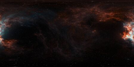 360 degree giant nebula after a supernova explosion, equirectangular projection, environment map....
