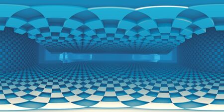 360 degree alien labyrinth, abstract maze background, equirectangular projection, environment map....