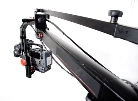 dv camcorder on the handly operator craneの写真素材