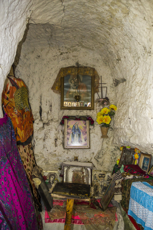 Bakota Cave Monastery in Podilski tovtry National park, Khmelnitskiy region of Western Ukraineのeditorial素材