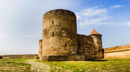 a citadel of medieval Akkerman fortress in Bilhorod-Dnistrovsky, Odessa region, Ukraine