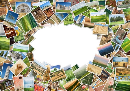 Many different images of Tuscanyの写真素材