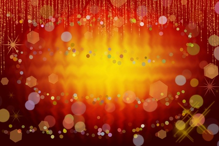 Abstract christmas lights as backgroundの写真素材