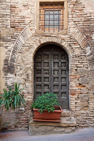 Beautiful picturesque nook of rural Tuscanyの写真素材