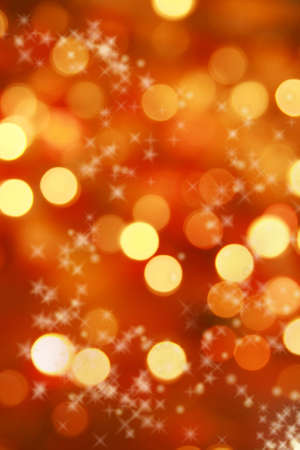 Abstract background of christmas orange lightsの写真素材
