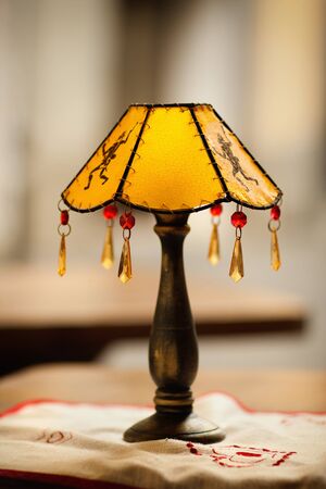 Detail of an old small lampsのeditorial素材