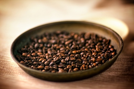 Coffee beans - Soft-focus view.

の写真素材