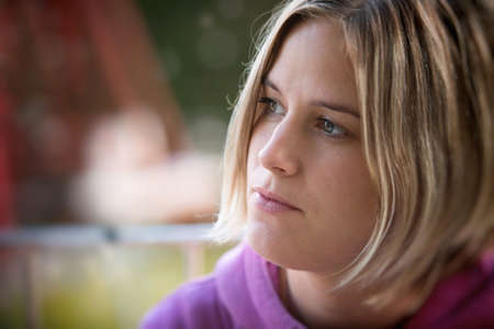 Portrait of pretty young womanの写真素材
