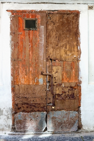 old door of Tuscany, Italyの写真素材
