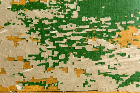 Color background, cracked colored paintの写真素材