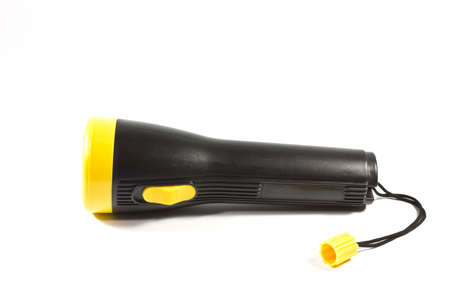 Flashlight on a white background.の写真素材
