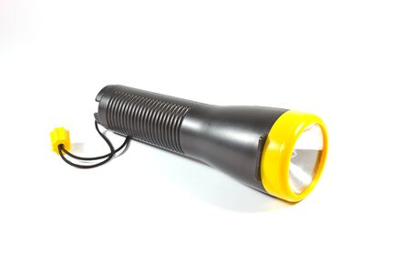 Flashlight on a white background.