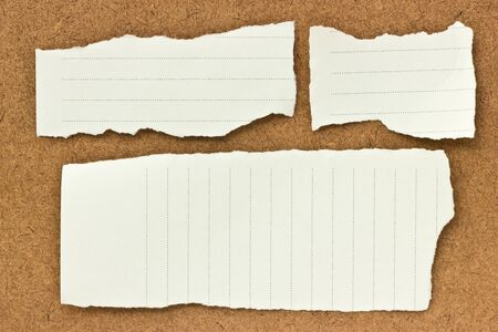 Note papers on wooden background.の写真素材