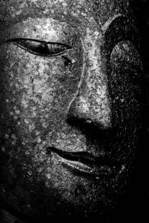 Face Buddha statue.の写真素材