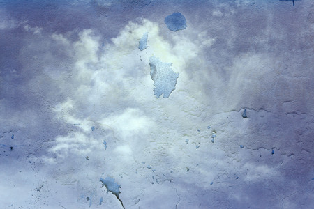 Grunge sky wall texture background.