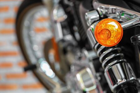 Turn signal motorcycle classic.